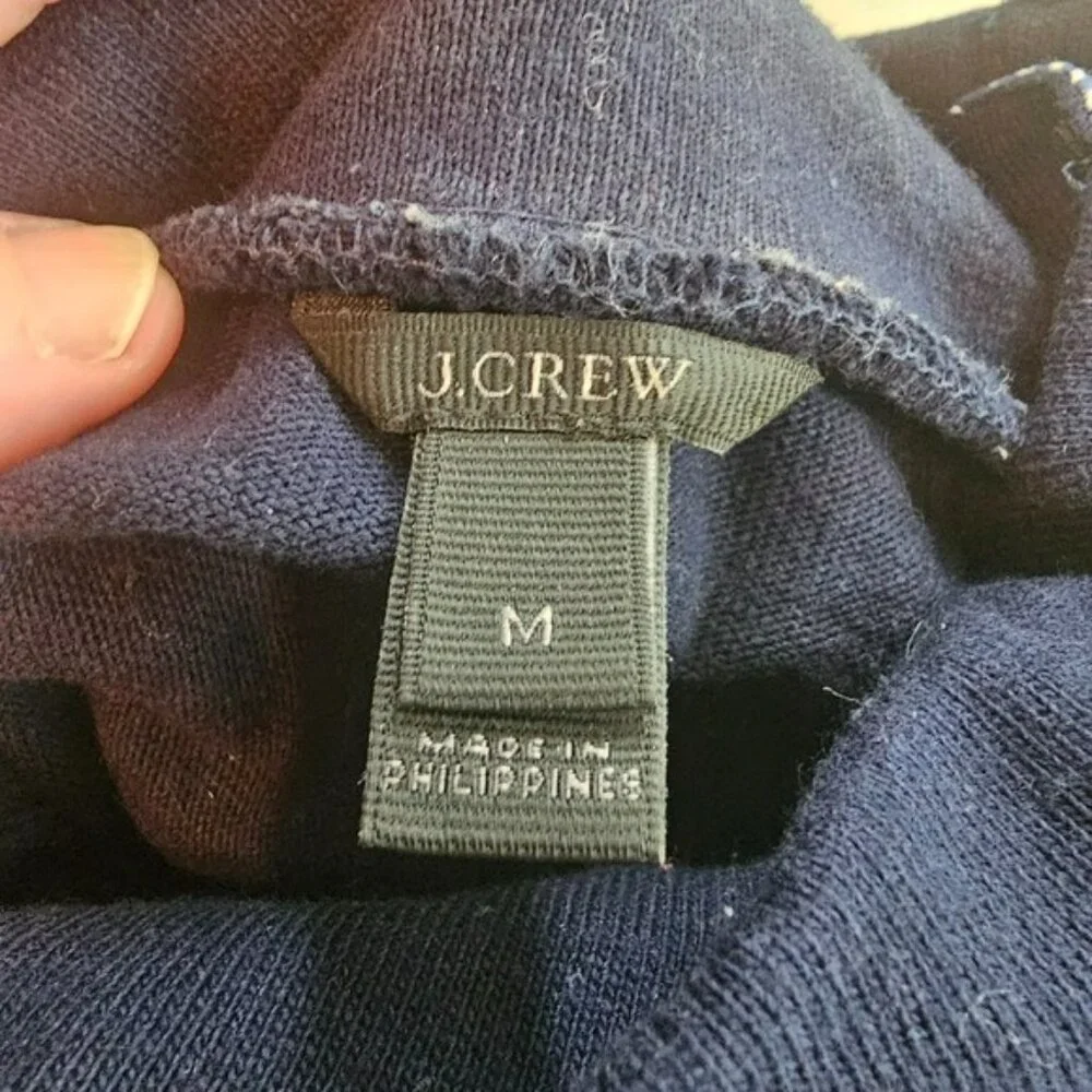 J. Crew Nautical Theme Striped Mock Turtleneck Sweater in Medium - Picture 11 of 12